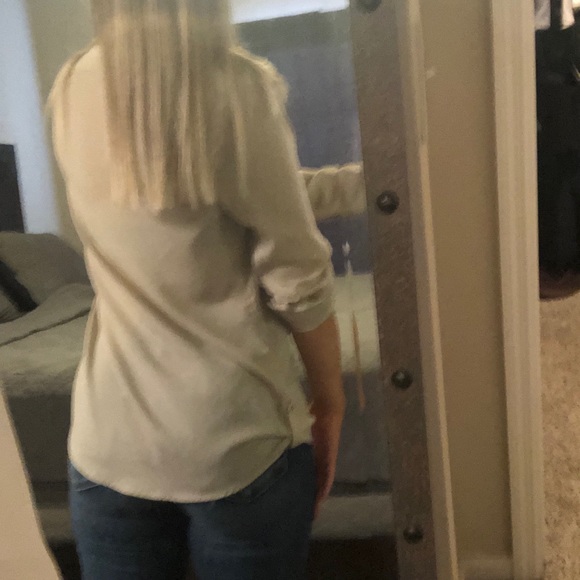 Calvin Klein rolled sleeved blouse - Picture 3 of 6